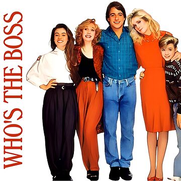 Who's the Boss Mouse Pad, 80's Tv Show, Tony Danza, Alyssa Milano