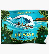 Kona Big Wave Poster
