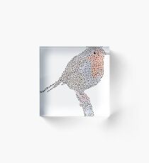 Britain's Favourite Bird Acrylic Block