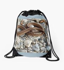 Slithery Snake Drawstring Bag