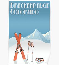 Weinlese Breckenridge Colorado Plakat Poster