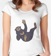 Sun Bear Fitted Scoop T-Shirt