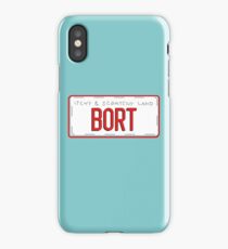 Bort License Plate iPhone Case