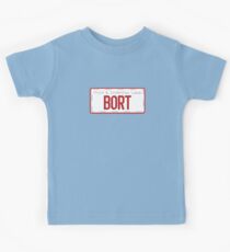 Bort License Plate Kids Tee