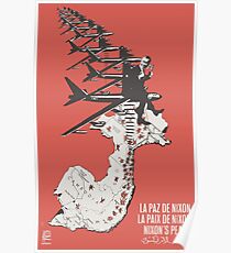 "Nixons Frieden" / "La Paz de Nixon" OSPAAAL, 1972 Poster