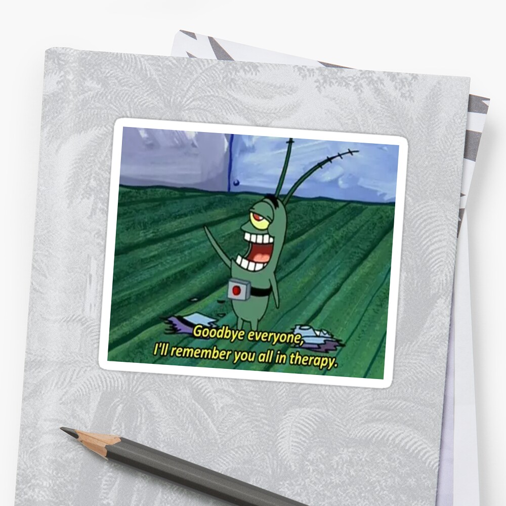 Spongebob Meme Stickers By Gillstapler Redbubble