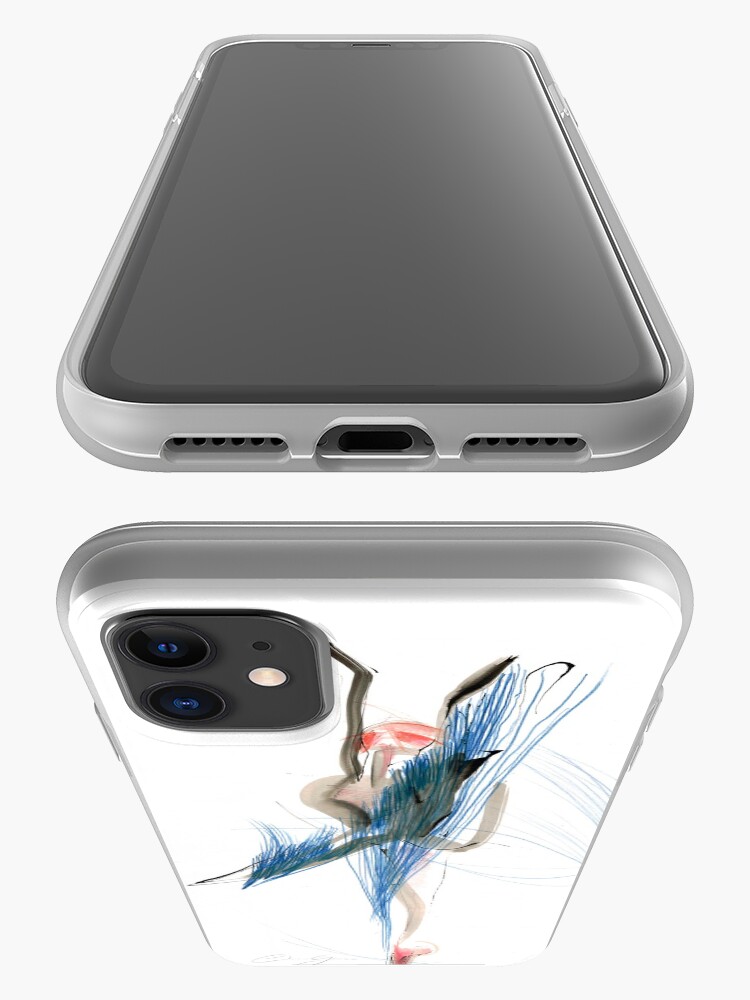 Alternate view of Expressive Dance Drawing iPhone Case & Cover