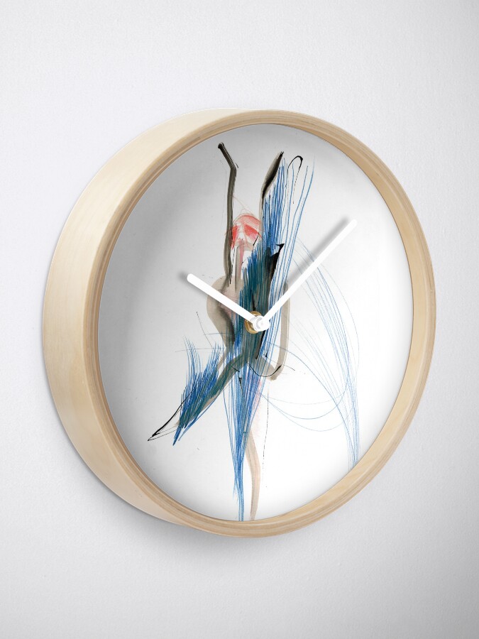 Alternate view of Expressive Dance Drawing Clock