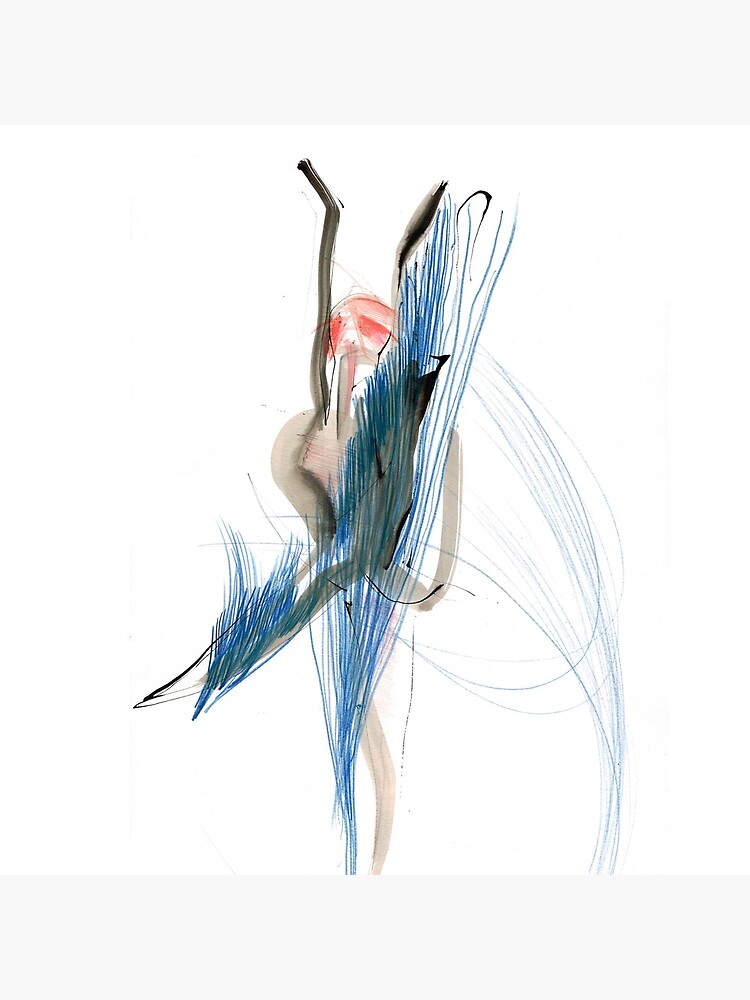 Expressive Dance Drawing by CatarinaGarcia