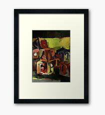 Wooden Blocks Framed Print