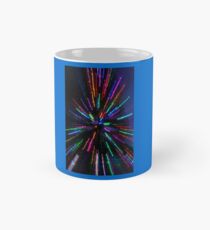 blue crazy christmas lights Mug