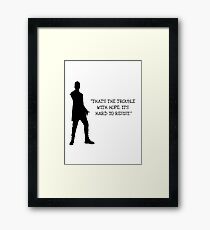 Doctor Who 12th Doctor Quote Framed Print