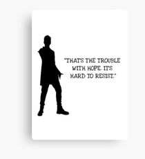 Doctor Who 12th Doctor Quote Canvas Print