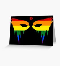 Lexa Warpaint + Headpiece Pride Greeting Card