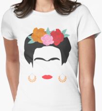 Kahlo Tailliertes T-Shirt