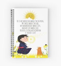 living with Jehovah is the best life! Spiral Notebook
