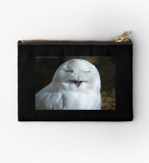 Smiling Snow Owl Studio Pouch