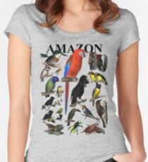 Birds of the Amazon Women's Fitted Scoop T-Shirt