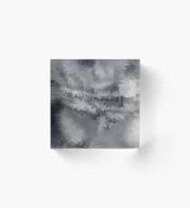 Blur of Black & White Acrylic Block
