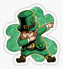 Pegatina Dabechaun Leprechaun Dabbing St Patricks Day Green Camiseta