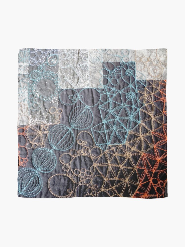Alternate view of Coastline #12 Scarf