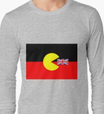 Australische Aborigines-Flagge Langarmshirt