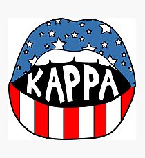 Kappa Lips Photographic Print