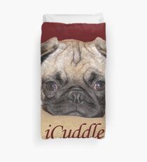 Funda nórdica Cute iCuddle Pug Puppy Art, iPhone & iPad protectores y cárcasas de iPads