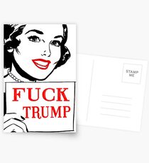 Fuck Trump - Retro Postcards