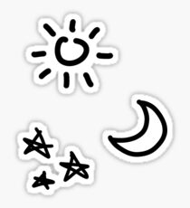 Pegatina Sun Moon Star