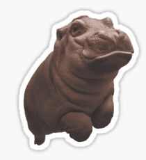 Hippo Sticker