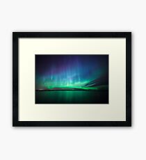 Beautiful northern lights Framed Print