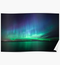 Beautiful northern lights Poster