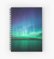 Beautiful northern lights Spiral Notebook