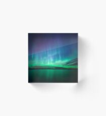 Beautiful northern lights Acrylic Block