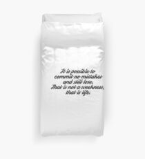 Star Trek Quote Duvet Cover
