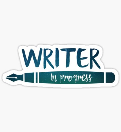 Writer Stickers | Redbubble
