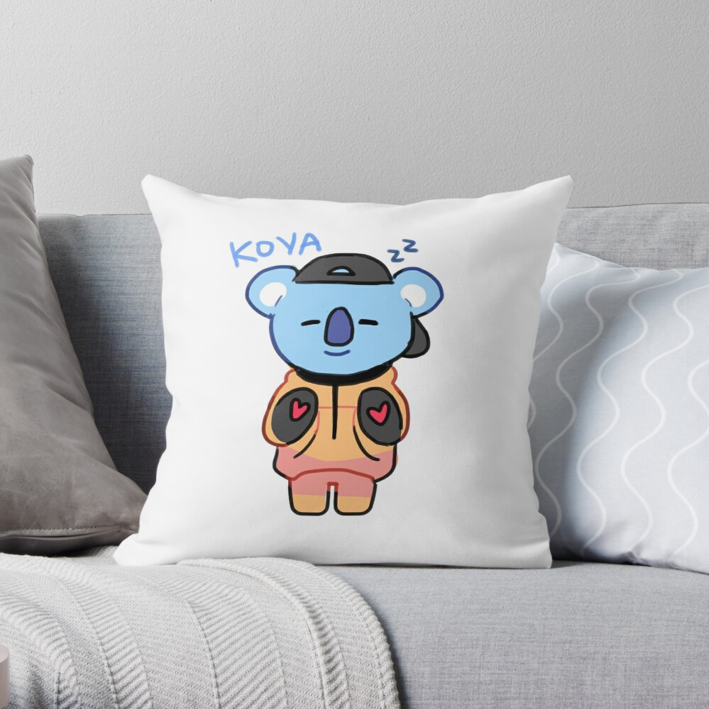 bt21 throw pillow