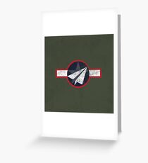Paper Airplane 125 Greeting Card