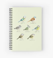 The Tit Family Spiral Notebook