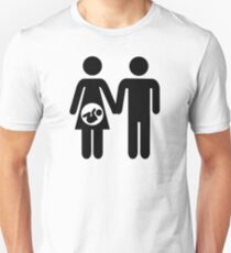 Couple pregnant baby Unisex T-Shirt