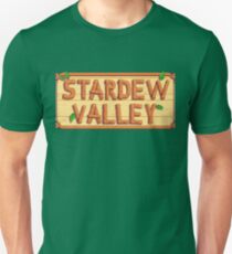 Stardew Valley - wooden logo Unisex T-Shirt
