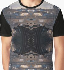 Fantastic air castle with elements of steampunk subculture Graphic T-Shirt