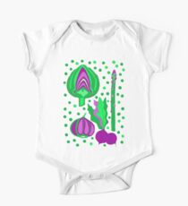 Spring Vegetables One Piece - Short Sleeve