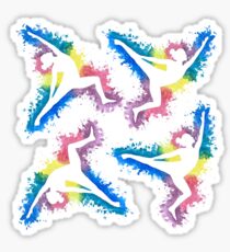 Yoga print Sticker