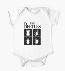 The Beetles Short Sleeve Baby One-Piece