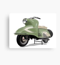 Retro scooter Metal Print