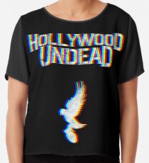 Hollywood Glitched Chiffon Top