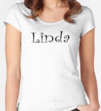 Linda Name / Inspired by The Color of Money Women's Fitted Scoop T-Shirt
