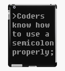 Programming Syntax iPad Case/Skin